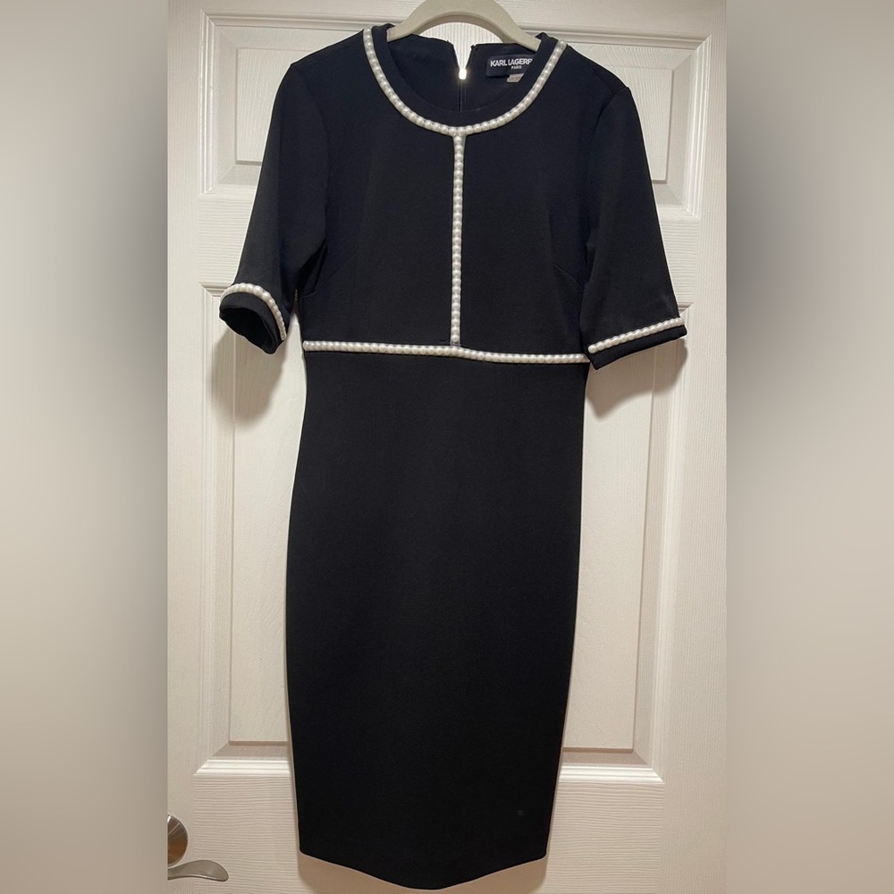 Karl Lagerfeld Dress with Pearls